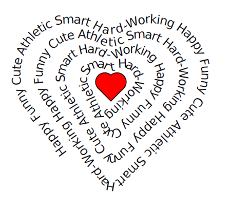 heart from text