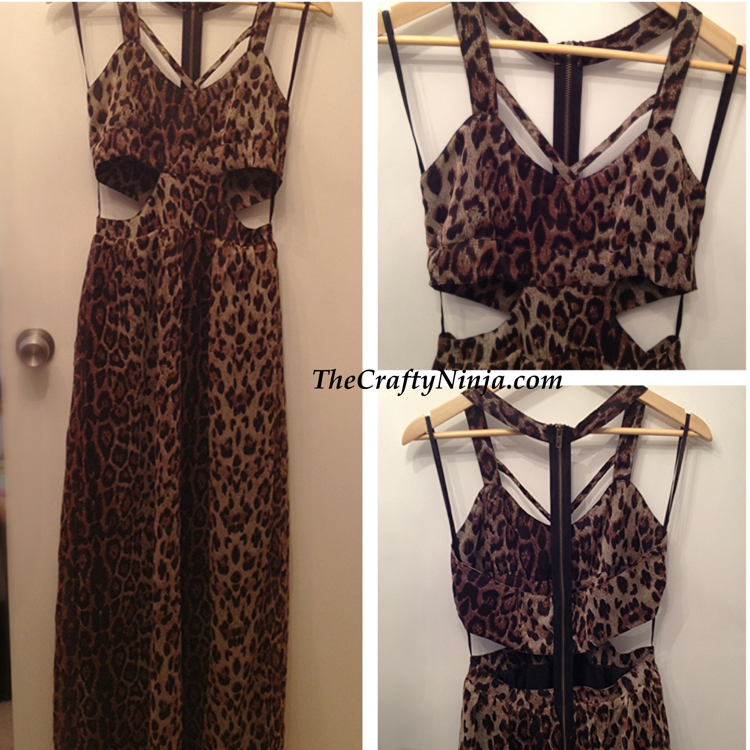 Leopard Cutout Maxi | The Crafty Ninja